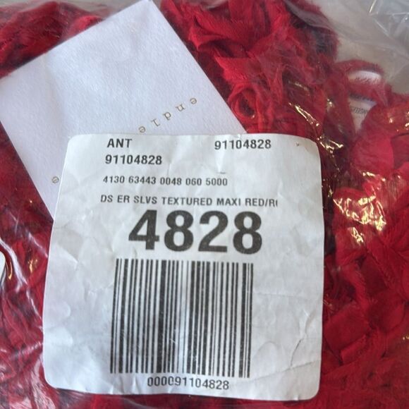 Endless Rose Women's Textured Sleeveless Maxi Dress In Red size Small NWT in pkg - Picture 3 of 3